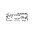 Timbre personnalisable Printy 4915 - Boîtier vert - Encre noire - 70 x 25 mm - 7 lignes max. photo du produit