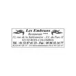 Timbre personnalisable Printy 4915 - Boîtier vert - Encre noire - 70 x 25 mm - 7 lignes max. photo du produit