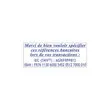 Timbre personnalisable Printy 4913 - Encre bleue - 6 lignes max - Trodat photo du produit