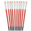 Pinceau plat peinture acrylique et à l'huile - En soie - N°10 - OZ International photo du produit
