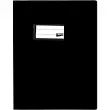Prot&egrave;ge-cahier - 17 x 22 cm - Polypropyl&egrave;ne 19/100&egrave;me - Noir - Apli photo du produit