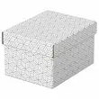 3 Boîtes de rangement Home - Taille S - Blanc - ESSELTE photo du produit
