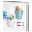 Pot à crayons magnétique blanc pour tableau en verre photo du produit