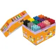 144 Feutres VISACOLOR XL à encre lavable - Pointe large - Coloris assortis - BIC photo du produit
