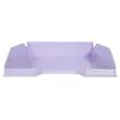 Corbeille à courrier superposable Aquarel - Lilas - Exacompta photo du produit