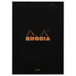 Bloc-notes A5 - Noir - 80 feuilles - RHODIA photo du produit