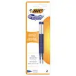 2 Recharges stylo Gel-ocity - Pointe moyenne - Bleu - BIC photo du produit