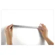 5 Barres magnétiques fixation adhésive - L 29,7 cm - Argent - Durable photo du produit