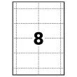 20 Pochettes pour badges - 9 x 6 cm - Avery photo du produit