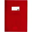 Prot&egrave;ge-cahier - 21 x 29,7 cm - Polypropyl&egrave;ne 19/100&egrave;me - Rouge - Apli photo du produit