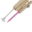 Compas pour tableau blanc 40 cm bois ventouse avec porte marqueur - WONDAY photo du produit