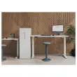 Bureau BERNE électrique 160 x 80 blanc/blanc photo du produit