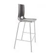 Tabouret haut FONDO HOCKER polypropyl&egrave;ne gris photo du produit
