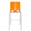 Tabouret haut FONDO HOCKER polypropylène orange photo du produit