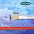 Pinceau plat pour peinture acrylique et huile - En soie - N°12 - OZ International photo du produit