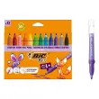 96 Feutres triangulaires Comfort Grip - Encre lavable - Pointe extra-large - Coloris assortis - Bic photo du produit