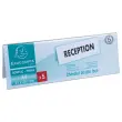 5 Chevalets porte-noms rigides &ndash; A4 &ndash; EXACOMPTA photo du produit