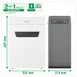 Destructeur de documents IQ Protect 6M - Coupe micro - 6 feuilles - 18L - LEITZ photo du produit