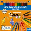 Boîte de 144 crayons de couleur Evolution Kids - Coloris assortis - Bic photo du produit