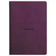 Carnet piqué Rhodiarama A5 64 pages, ligné, couverture souple violette photo du produit