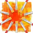 Pinceau soie pour peinture acrylique et huile - N°16 photo du produit