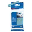 Ruban étiqueteuse tissu or sur bleu clair 12 mm (4m) photo du produit