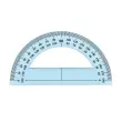 Rapporteur gradué - 12 cm - Plastique transparent - Wonday photo du produit