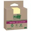 3 Blocs Post-It 7,6 X 7,6 cm, 70 feuilles- jaune photo du produit