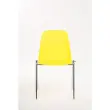 Chaise Charlotte translucide jaune photo du produit