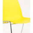 Chaise Charlotte translucide jaune photo du produit