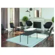 Table basse MEET 100 x 50 Noir pieds noirs photo du produit