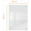 Tableau blanc en acrylique transparent - 60 x 45 cm - NOBO photo du produit