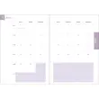 Agenda semainier Exacompta Color Design - 15 x 21 cm - Fleurs photo du produit