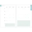 Agenda semainier Exacompta Color Design - 15 x 21 cm - Fleurs photo du produit