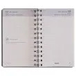 Agenda journalier Brepols Chantier recycl&eacute; polypro - 10x16,5 cm - Noir photo du produit