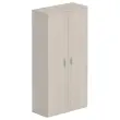 Armoire haute mélamine 2 portes 197x100x42cm acacia photo du produit