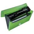 Trieur extensible en PP recyclé - 6 compartiments - Vert - LEITZ photo du produit