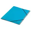 Trieur avec &eacute;lastiques Leitz 6 touches- 100% recycl&eacute; - Bleu photo du produit