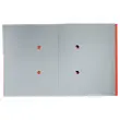 Trieur avec élastiques Leitz 12 touches - 100% recyclé - Rouge photo du produit