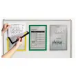 5 Cadres d'affichage magnétiques DURAFRAME MAGNETIC - A4 - Jaune - Durable photo du produit
