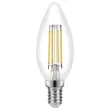 Ampoule Omni filament LED flamme  E14 4,2W 470LM 4000K claire photo du produit