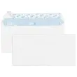 Boite de 50 enveloppes blanches DL 110x220 80 g/m²fenêtre 45x100 bande siliconée photo du produit