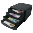 Module de classement re-solution 4 tiroirs 216x300x375 mm noir photo du produit