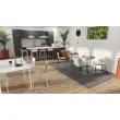Tabouret haut H 75 cm POPP dossier bas photo du produit