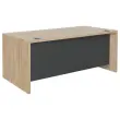 Bureau BARI 180 cm ch&ecirc;ne du bocage mont&eacute; photo du produit