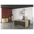 Bureau BARI Retour gauche 180 cm chênedu bocage monté photo du produit