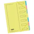 Trieur de documents pastel extensible - 7 compartiments - Avec élastique - EXTENDOS photo du produit