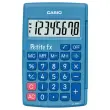 Calculatrice Casio petite FX bleue photo du produit