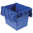 Bac navette gerbable 27 litres bleu photo du produit