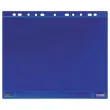 Sachet de 5 pochettes intercalaires perforées aimantées bleues photo du produit